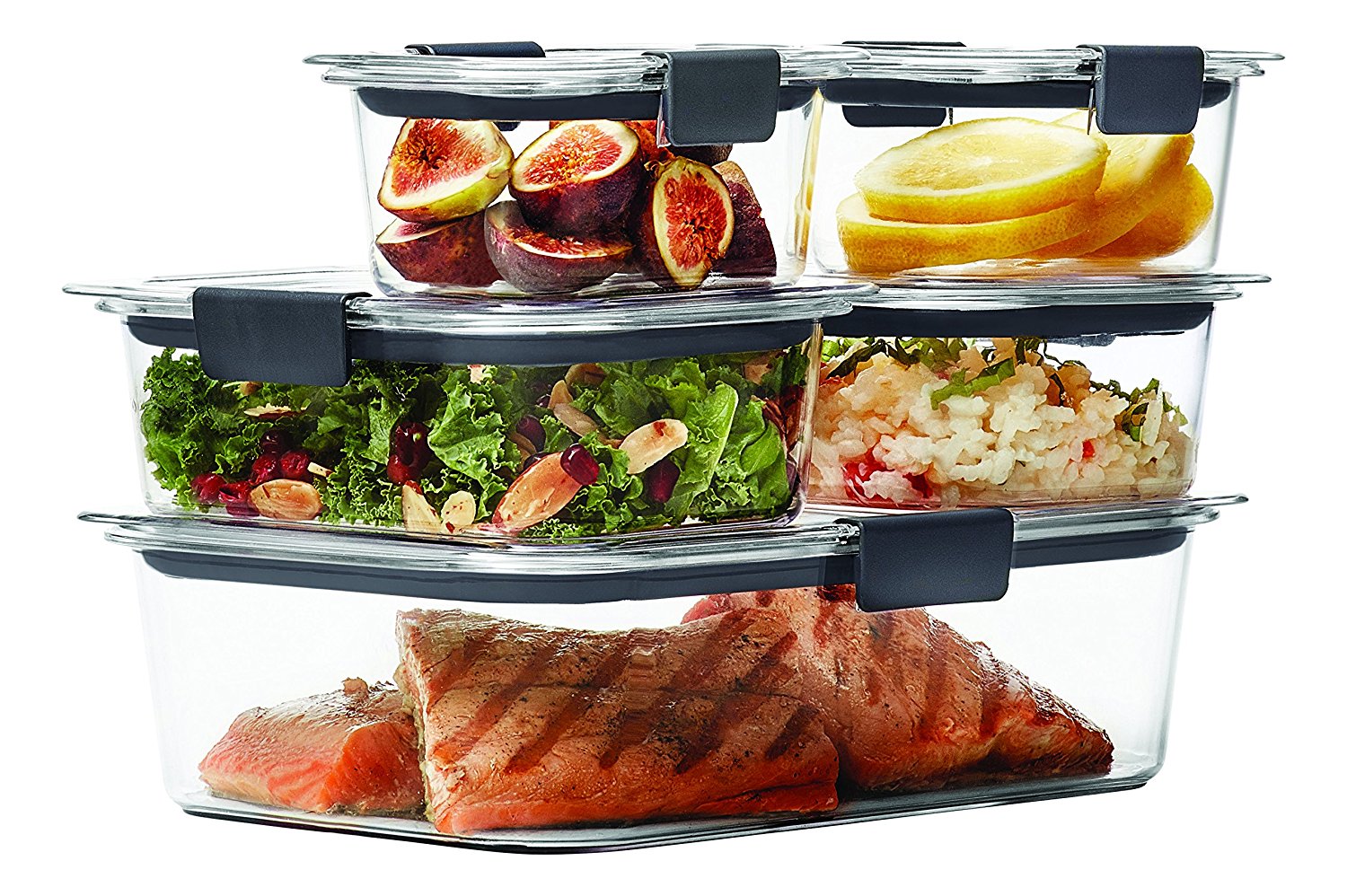 Rubbermaid Brilliance 100% Leak-Proof Food Storage Container, 10-Piece Set—$12.96!!