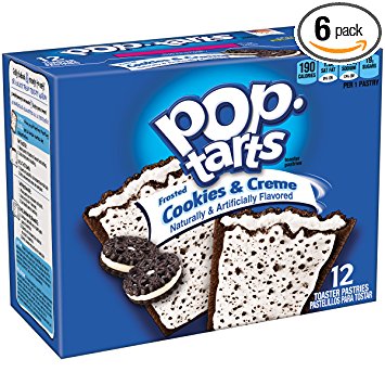 Pop-Tarts, Frosted Cookies & Cream, 21.1 Ounce, Pack of 6—$11.31 Shipped!
