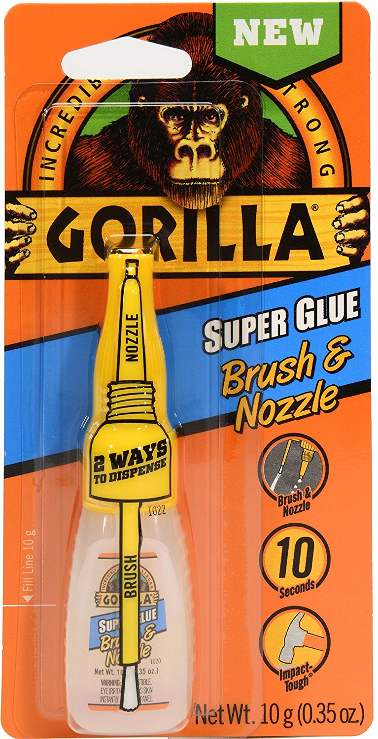 Gorilla Super Glue Brush & Nozzle (Clear) Only $3.19!