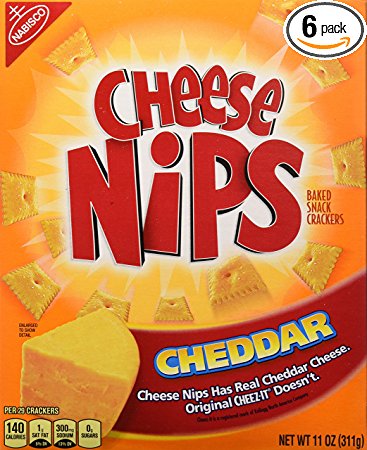 Cheese Nips Cheese Crackers Pack of 6 Only $10.15 Shipped!