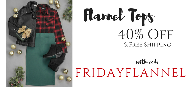 Fashion Friday at Cents of Style! 2 Flannel Tops for 40% off! Free shipping!