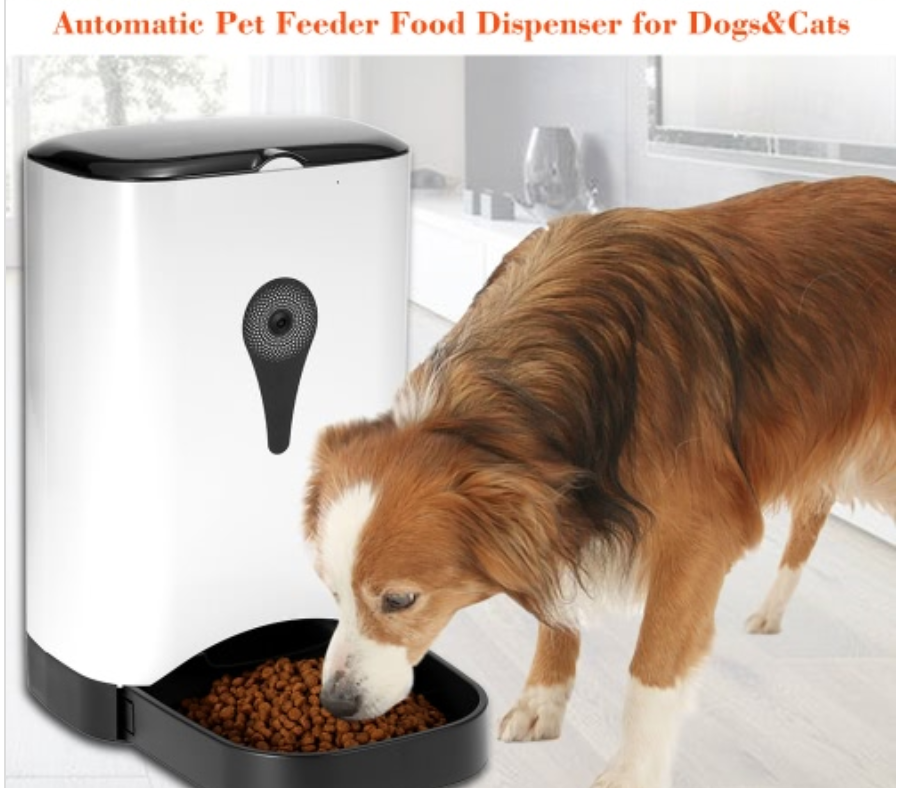 Automatic Pet Feeder Food Dispenser w/ Video Monitoring $109.99 Shipped!