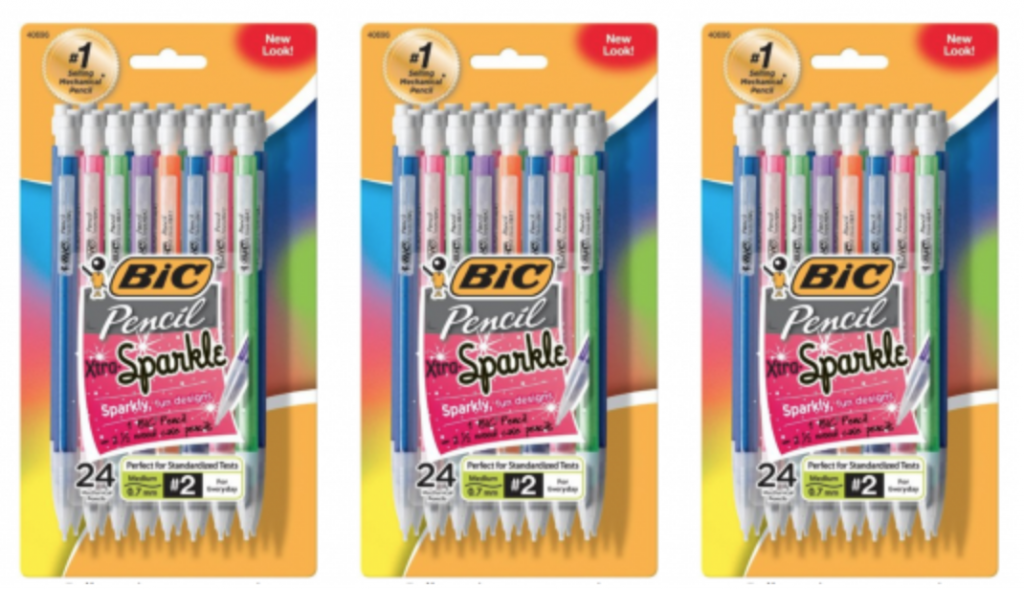 BIC Xtra-Sparkle Mechanical Pencil 24-Count Just $3.89!