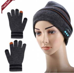 Flash Sale! 3-in-1 Bluetooth Knitted Hat with Gloves Just $12.99!