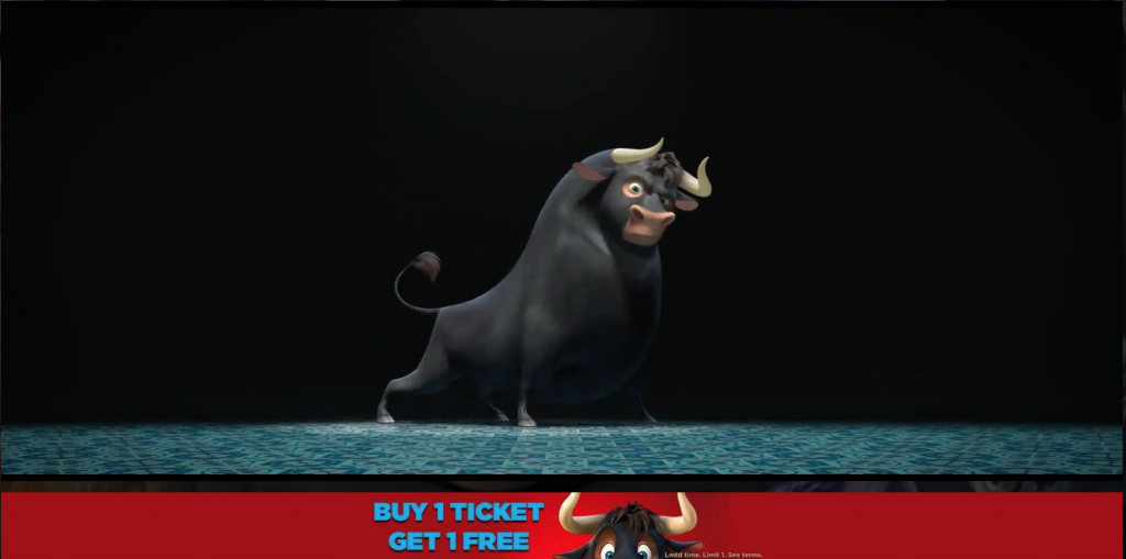 HURRY! Atom Tickets: Buy One Ferdinand Ticket Get One FREE!