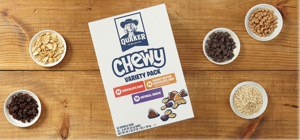 Quaker Chewy Granola Bars Variety Pack 58-Count Just $8.81 Shipped!