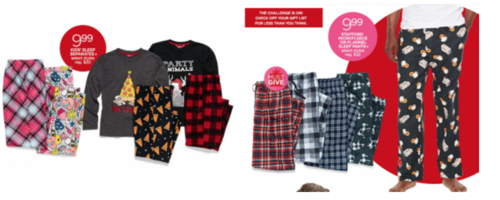 PJ’s For Kids and Men As Low As $7.49 at JCPenney!