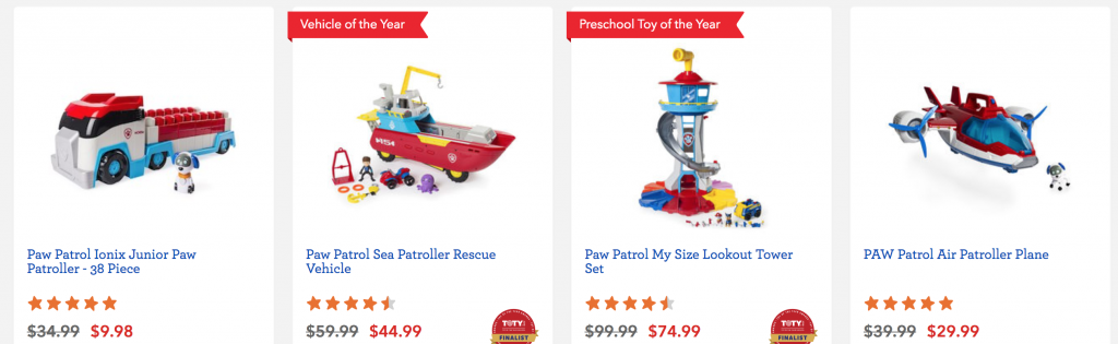 Take 25% Off Select Paw Patrol Toys Today Only At Toys R Us!