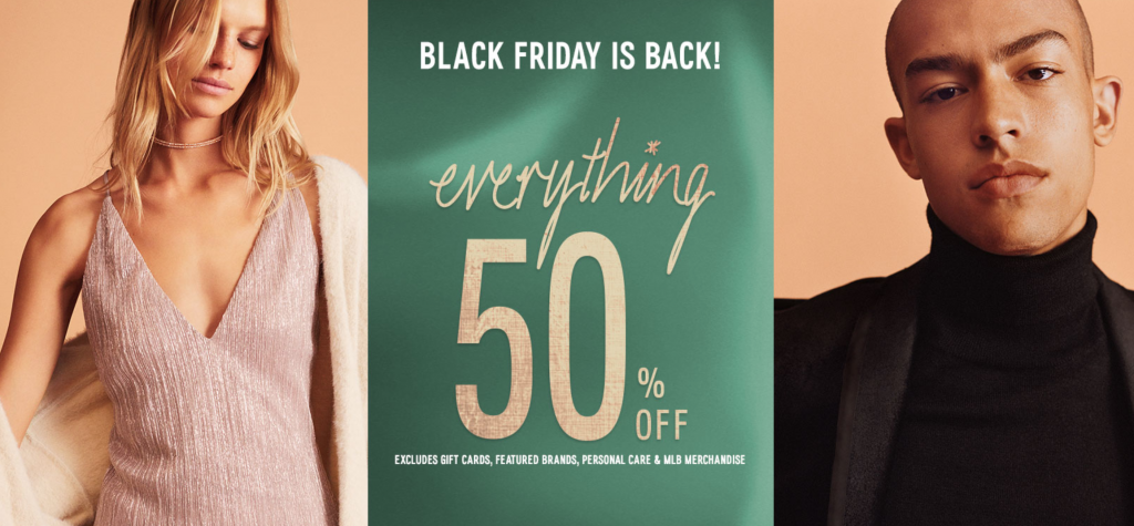 Express Black Friday Sale Is Back! 50% Off Everything Including Clearance!