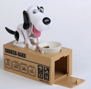 Electric Hungry Eating Dog Piggy Bank Just $6.99 Shipped!