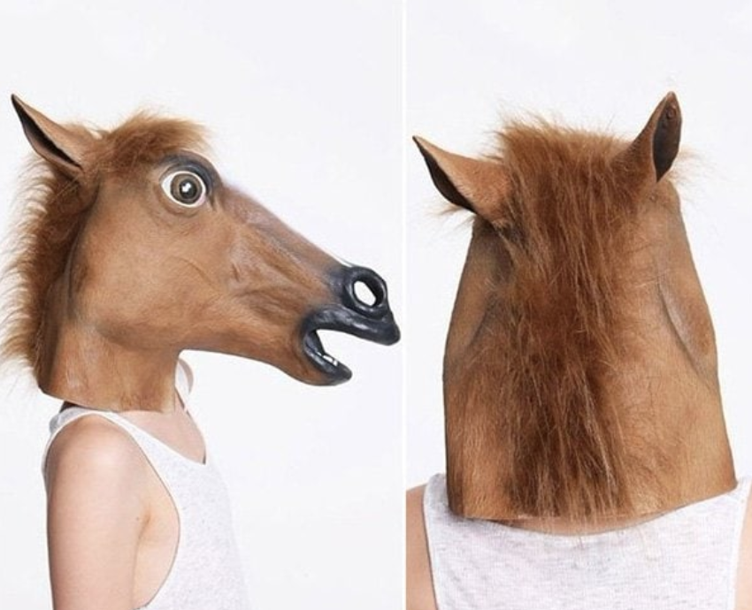 Cospaly Fur Mane Horse Head Mask Just $5.70 Shipped!