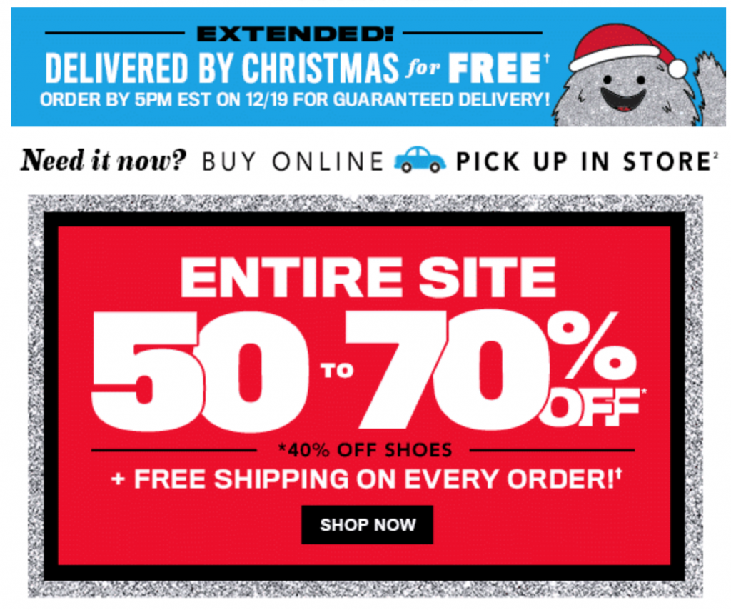 Last Day For FREE Shipping With Guaranteed Delivery By Christmas at The Children’s Place! $7.99 Denim & 50%-70% Off!