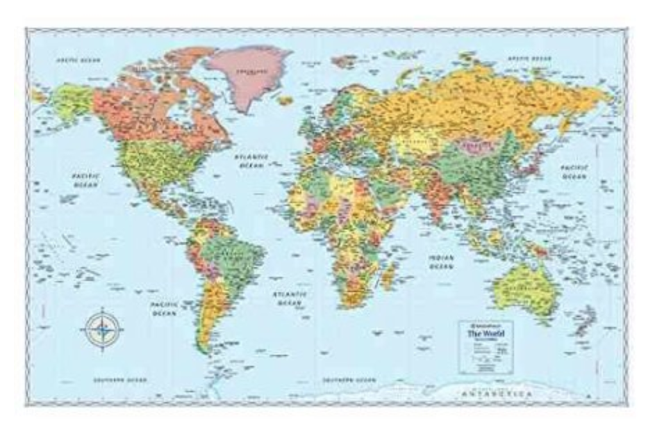 Rand McNally Signature Edition World Wall Map Just $2.93!