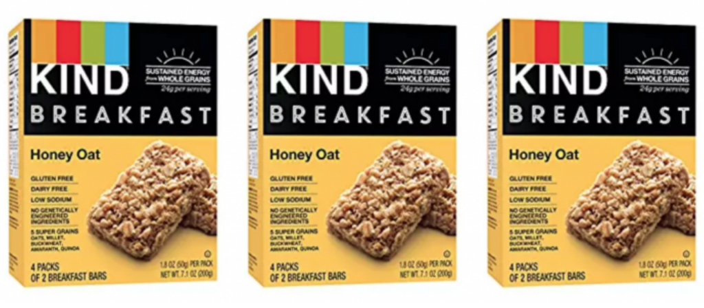 KIND Breakfast Bars Honey Oat 32-Count Just $11.32 Shipped! Prime Exclusive!