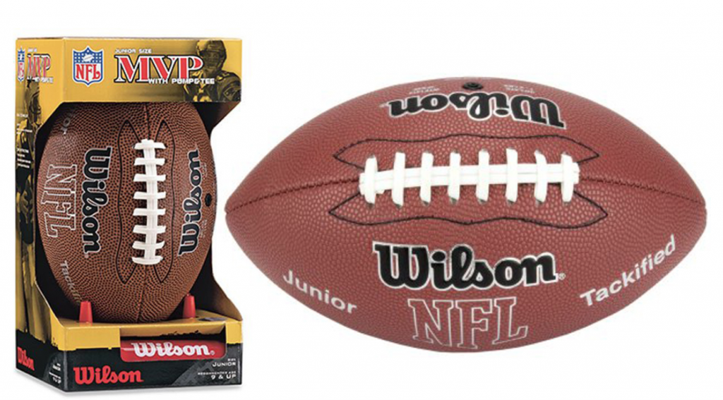 Wilson NFL MVP Jr. Football with Pump and Tee Just $6.61!