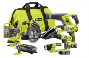 Ryobi 18-Volt ONE+ Cordless Lithium-Ion 8-Tool Combo Kit $179.00 Today Only! (Reg. $449.00)