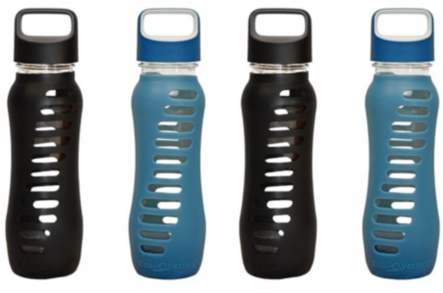 Eco Vessel 22oz Surf Recycled Glass Bottles w/ Sleeve 2-Pack Just $16.99 Shipped!