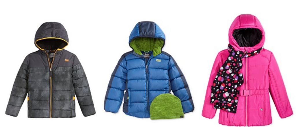 Kids Puffer Coat Scarf or Hat Combo’s Just $17.49 At Macy’s! (Regularly $75.00)