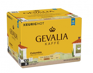 Gevalia Colombia Coffee, K-CUP Pods 100-Count Just $31.48 Shipped!