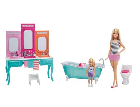 Kohl’s Cardholders: Barbie & Chelsea Bathroom Playset – Only $16.79 Shipped!