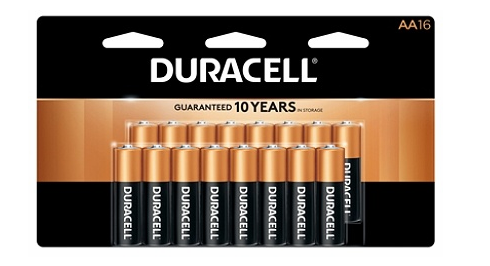 Duracell AA or AAA Coppertop Batteries, 16 ct FREE After Rewards at Office Depot/OfficeMax!