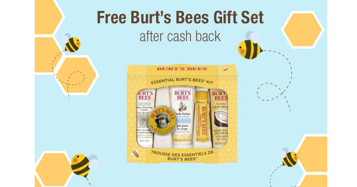 Awesome Freebie! Get a FREE Burt’s Bees Set from TopCashBack!
