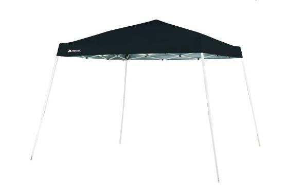 Ozark Trail 10′ x 10′ Instant Slant Leg Canopy (Black) – Only $29.71!