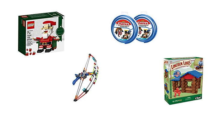 Up to 30% off building toy favorites! Stocking stuffer ideas!