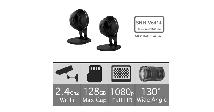 Samsung SmartCam HD Full HD 1080p Wi-Fi Camera Bundle Double Pack – Just $89.99!