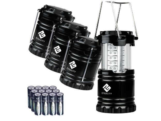 Etekcity Portable Outdoor LED Camping Lantern (Pack of 4) – Only $22.49!