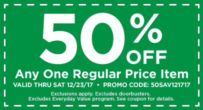 Michaels: Save 50% Off One Regular Item!