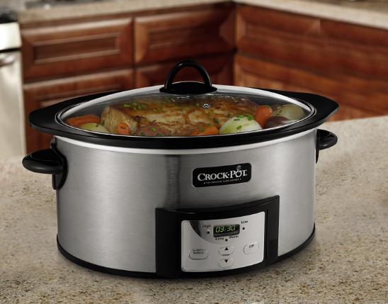 Crock-Pot 6-Quart Countdown Programmable Oval Slow Cooker – Only $38.40 Shipped!
