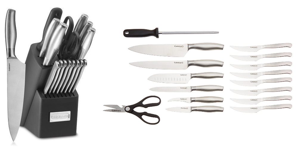 Cuisinart 17 Piece Artiste Collection Cutlery Knife Block Set Only $44.99 Shipped!
