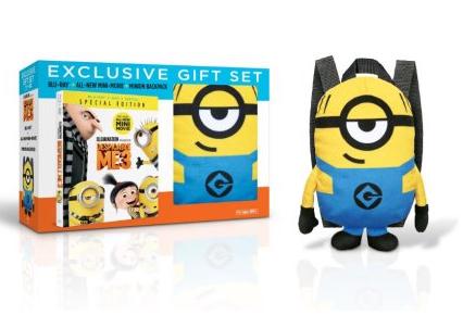 Despicable Me 3 (Blu-ray + DVD + Digital HD + Plush Minion Backpack) – Only $15.96!