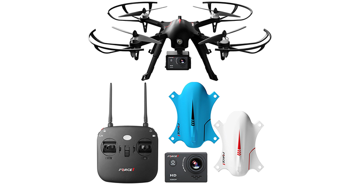 F100 Ghost Drone with Camera – 1080p Go Pro Drones for Adults and Kids – Just $106.99!