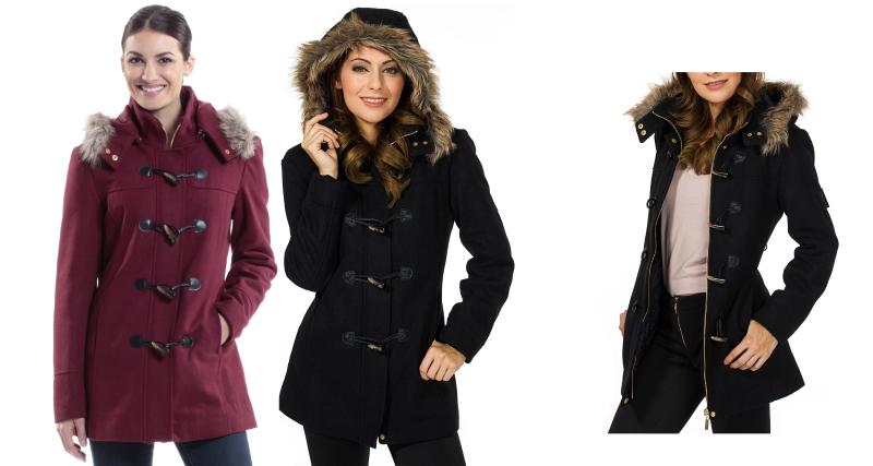 Alpine Swiss Duffy Women’s Hooded Parka With Fur Trim Only $44.99! Free Shipping!