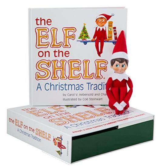Elf on the Shelf: A Christmas Tradition (blue-eyed boy) – Only $19.50!