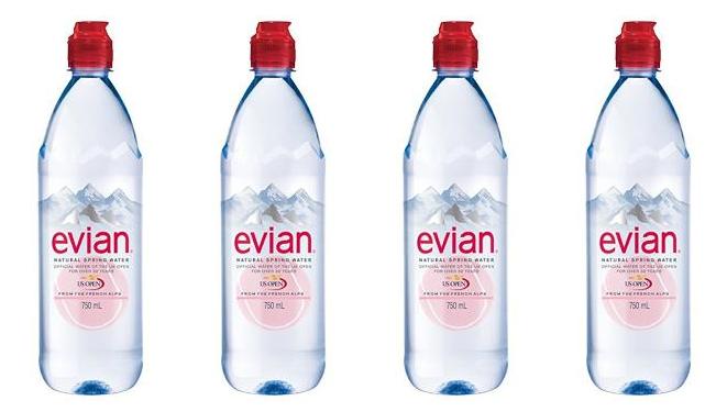 evian Natural Spring Water, 25.4 Oz (Pack of 12) – Only $10.38!