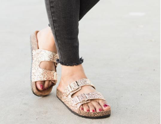 Fashion Glitter Sandals – Only $16.99!