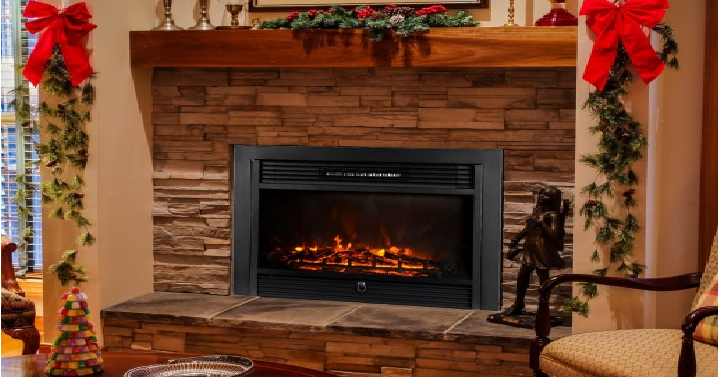 Homgeek Embedded Electric Fireplace Only $93.99 Shipped! (Reg. $139.99)