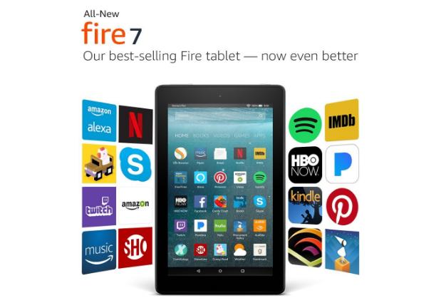 Fire 7 Tablet with Alexa, 7″ Display, 8 GB, Black (with Special Offers) – Only $29.99 Shipped! Black Friday Price!
