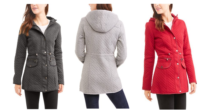 Woman’s Quilted Fleece Jacket Only $10.00! (reg $24.96)