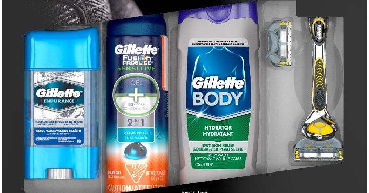 Gillette Razor, Body Wash, Shave Gel, Deodorant Justice League Gift Pack Only $10!