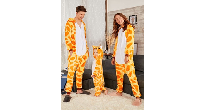 Giraffe Animal Onesie Pajamas – Just $10.48! Free shipping!