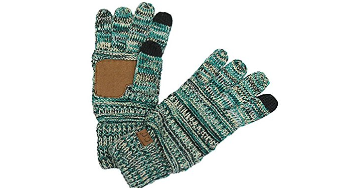 Touchscreen Compatible CC Knit Gloves – Just $14.99!