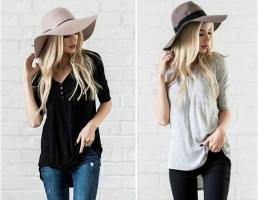 Every Day Henley Tunic – Only $12.99!