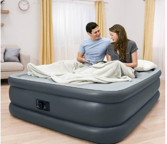Intex Dura-Beam Airbed with Built-In Electric Pump (Queen) – Only $34.99 Shipped!