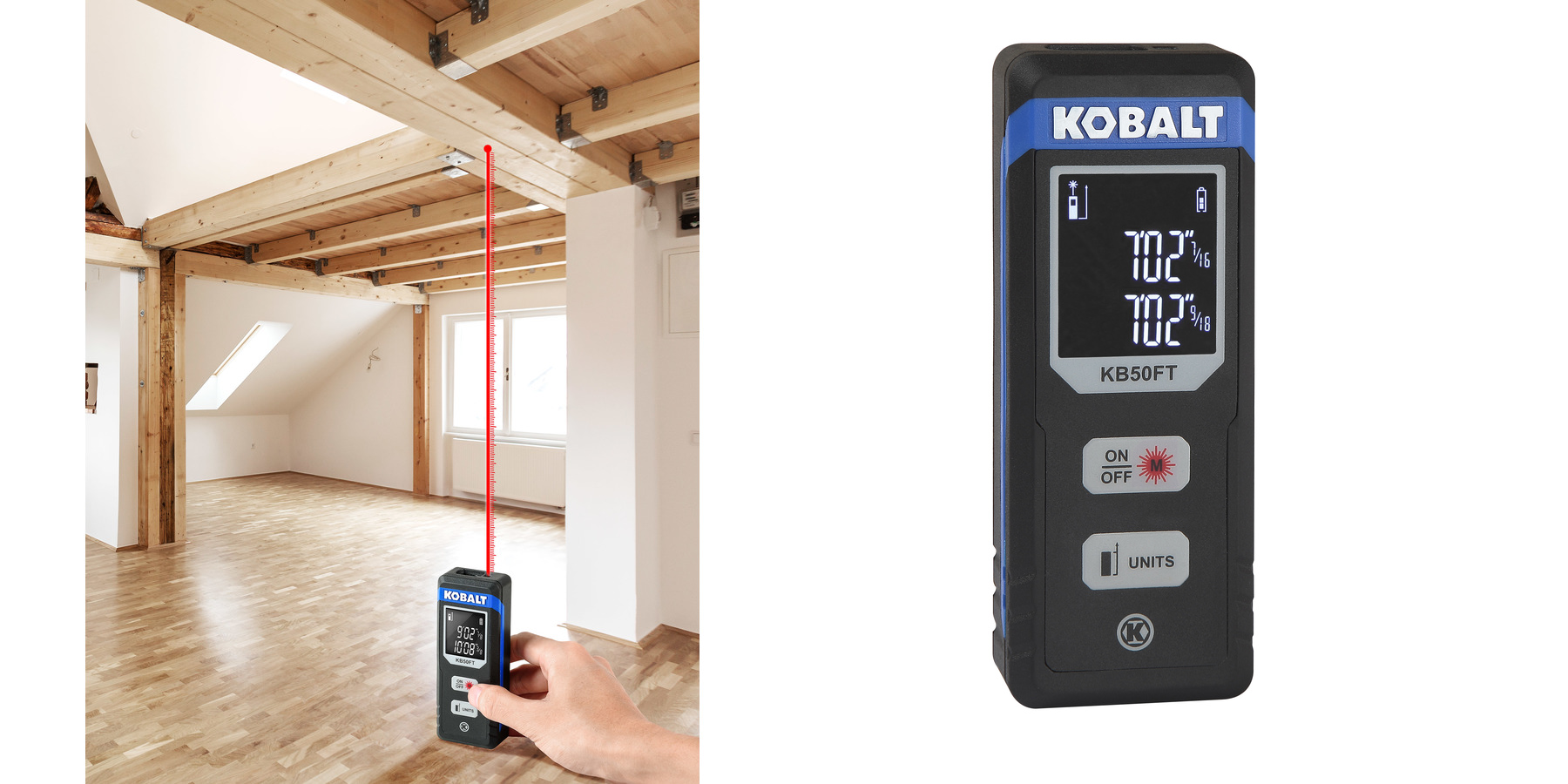 Kobalt Laser Distance Measurer Only $19.98! Save 50%!