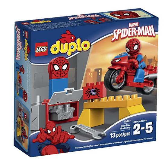 LEGO DUPLO Spider-Man Web-Bike Workshop Building Set – Only $11.69!