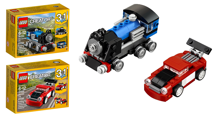 LEGO Creator Blue Express Red Racer Building Kit Only $8.99! (2 Sets!)